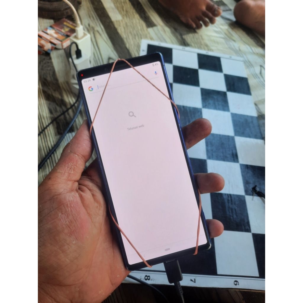 lcd sony experia 1 copotan normal