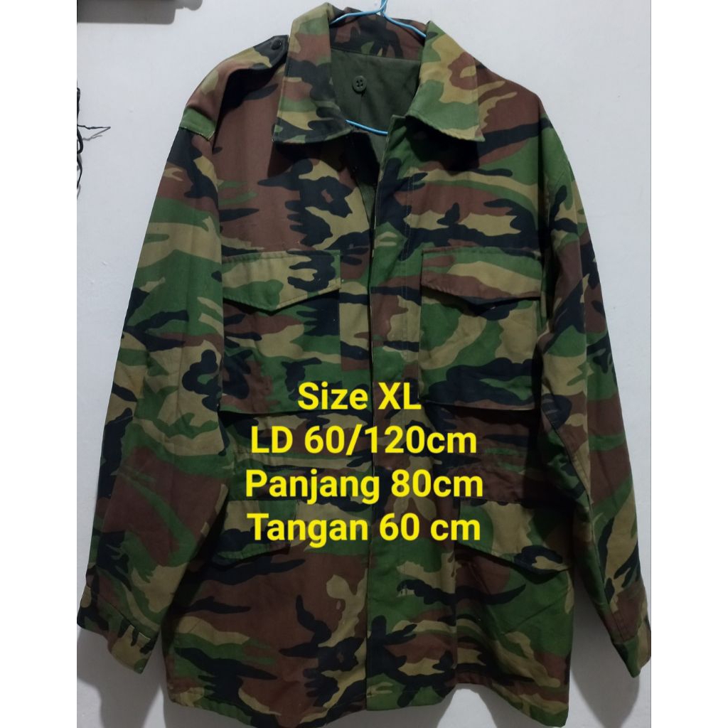 Parka Loreng/Camo Tebal Model M65