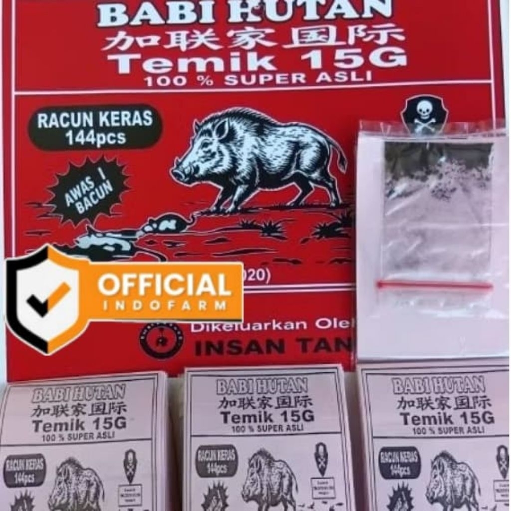 [indofarm] racun tikus babi hutan isi 144