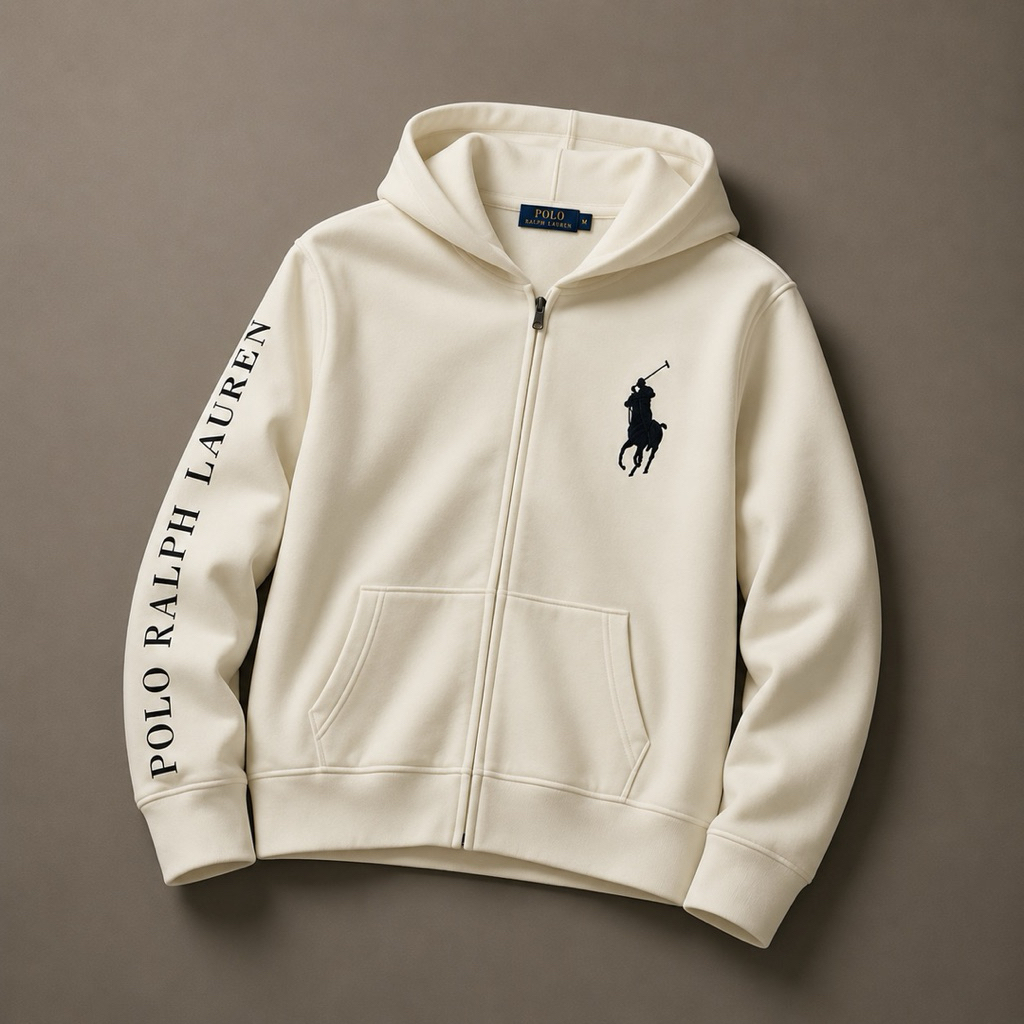 HOODIE POLO0 RAALPH LAURENTT WARNA PUTIH BEKASSCND