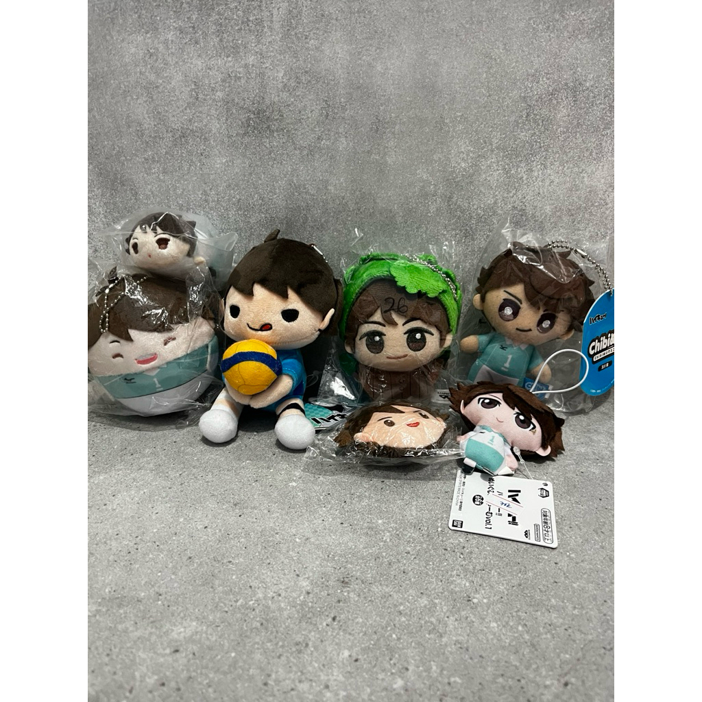 [HAIKYU] READY STOCK OFFICIAL Boneka Keychain Anime Haikyu Oikawa Toru Iwaizumi Aoba Johsai