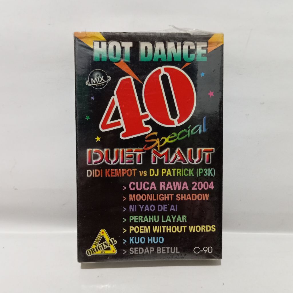 Kaset Hot Dance 40 Special Duet Maut Didi Kempot VS DJ Patrick (P3K)
