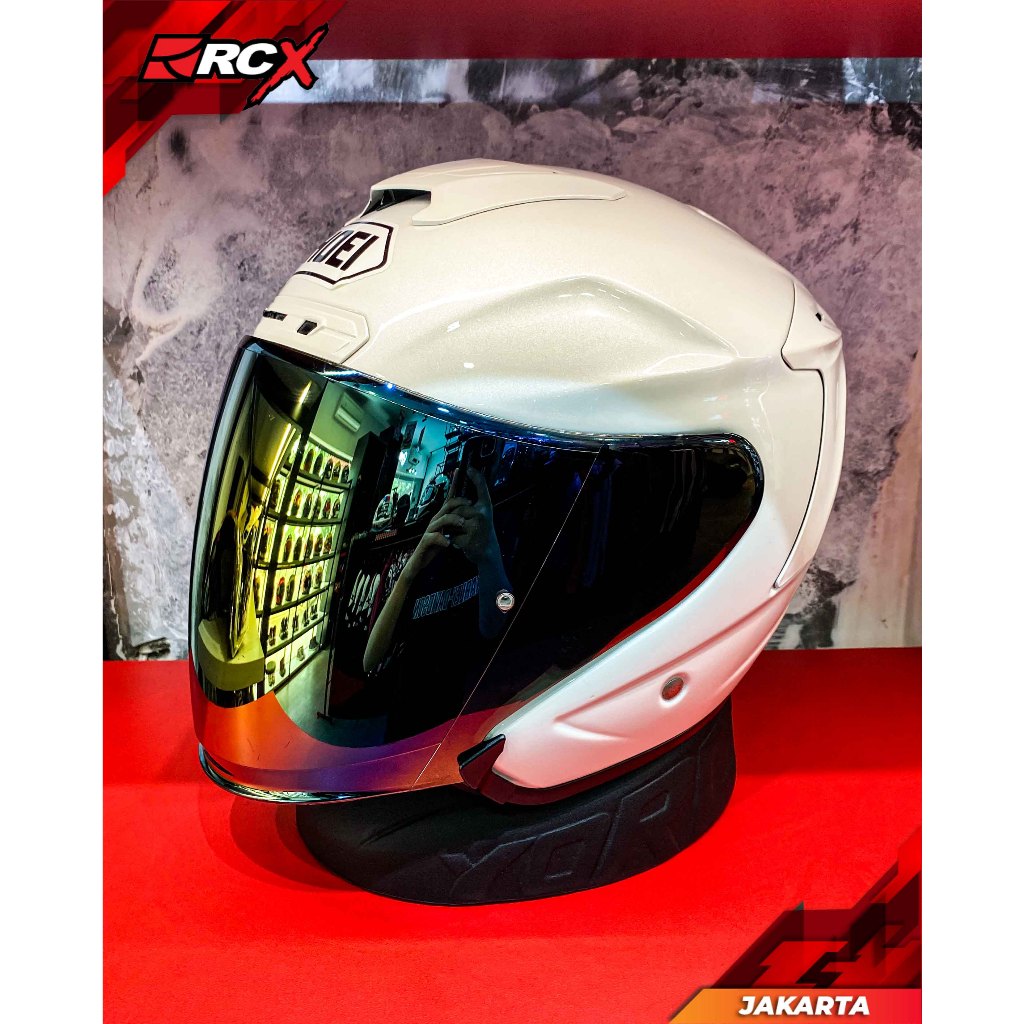 Helm Shoei J-Force IV Luminous White Original Second 2nd Bekas RCX