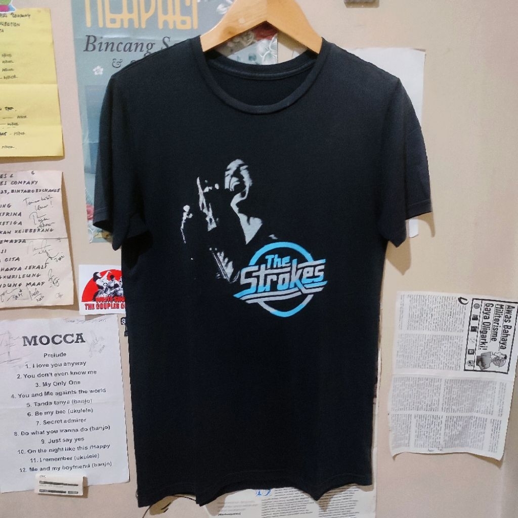 t-shirt Kaos Band The Strokes Julian Casablancas Logo