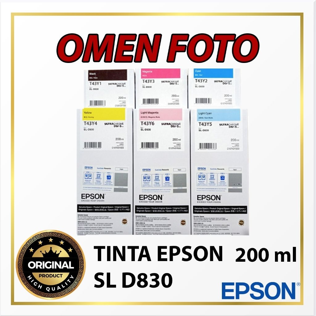 TINTA EPSON ORIGINAL D830