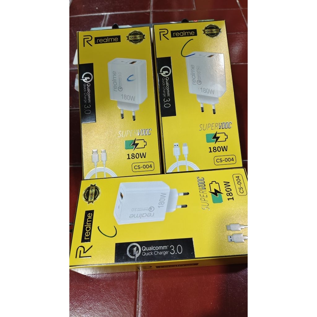 Cas HP Realme Ori pengisian cepat fast charger