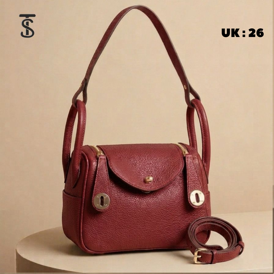Tas Herm3s Lindy 26 Merah Premium | Tas Selempang Wanita