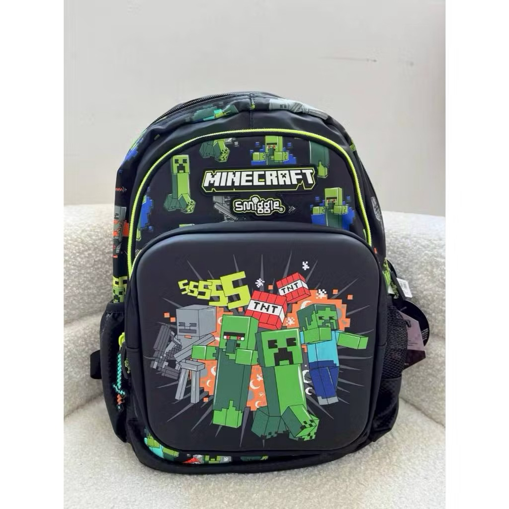 smiggle backpack minecraft junior