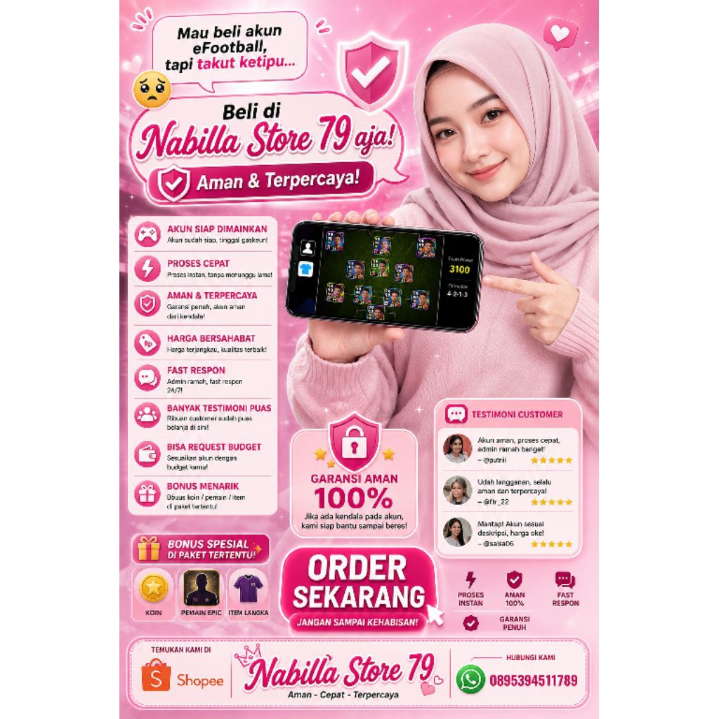 Akun Efootball Mobile 2026 Murah