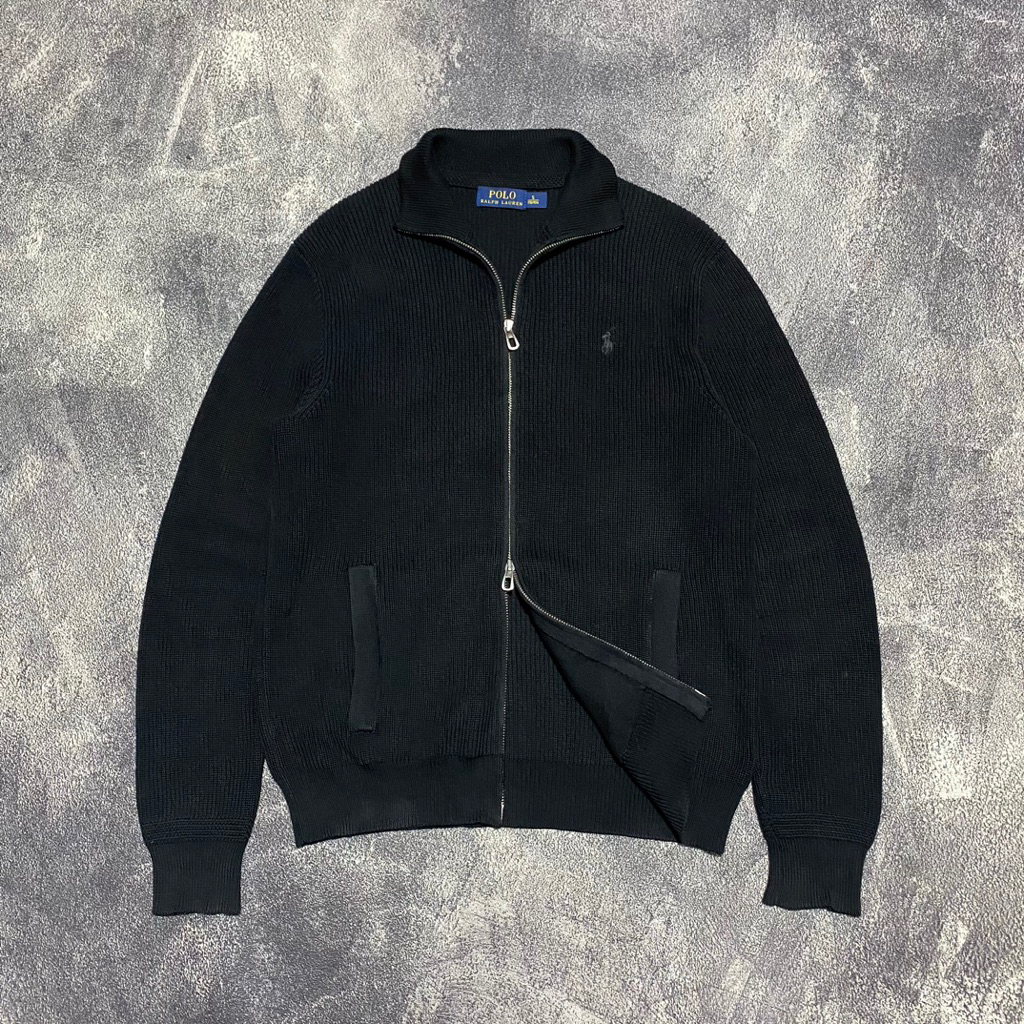 polo ralph lauren knit double zipper