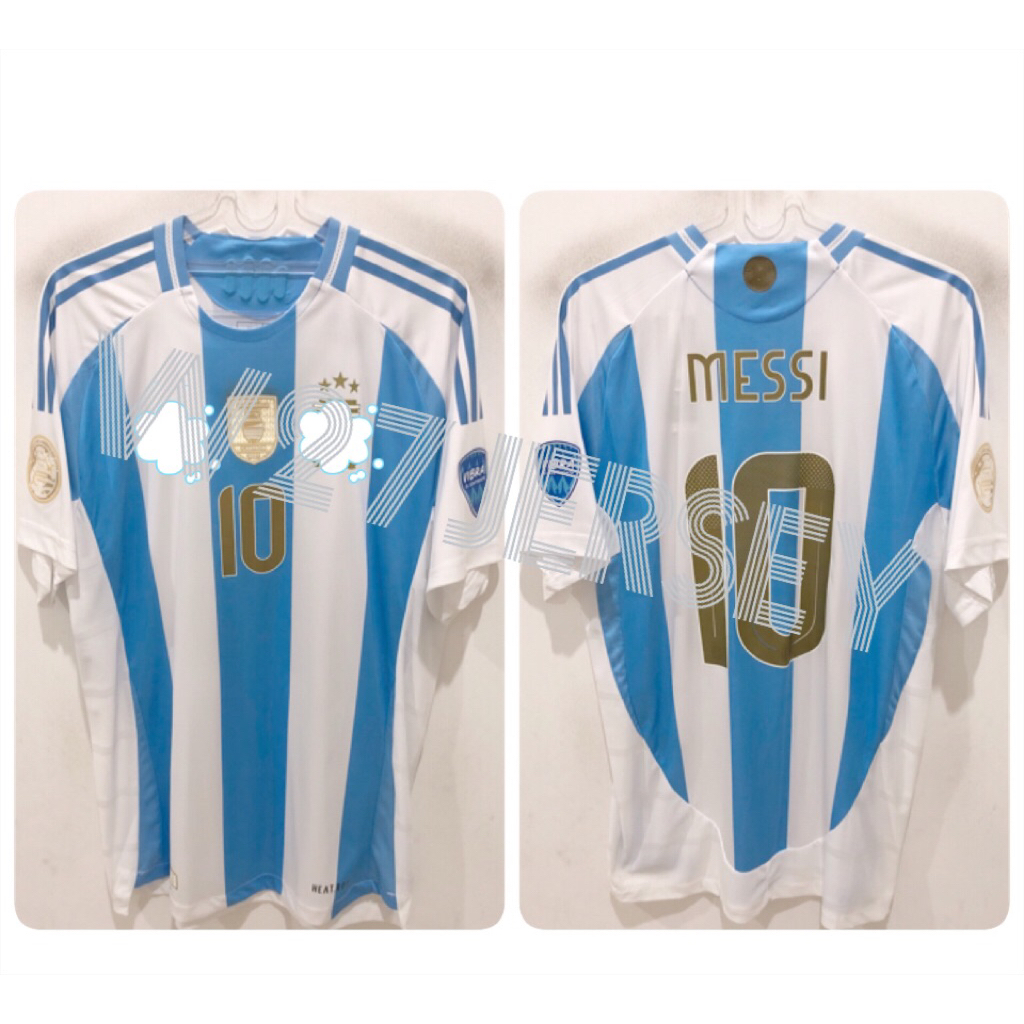 JERSEY PLAYER ISSUE - ARGENTINA HOME 2024 name player Messi + Patch