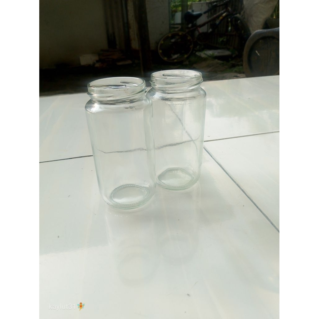Botol kaca /celobong kaca /toples kaca/Botol bulat/botol panjang/bolol kaca buat ikan cupang/ botol 