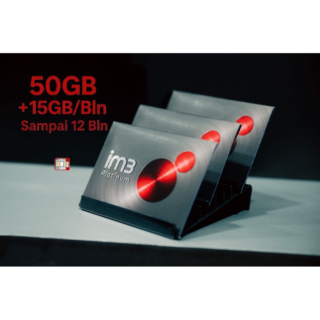 kuota Internet Indosat 50GB+15GB 5G/Bulan 12 Bulan