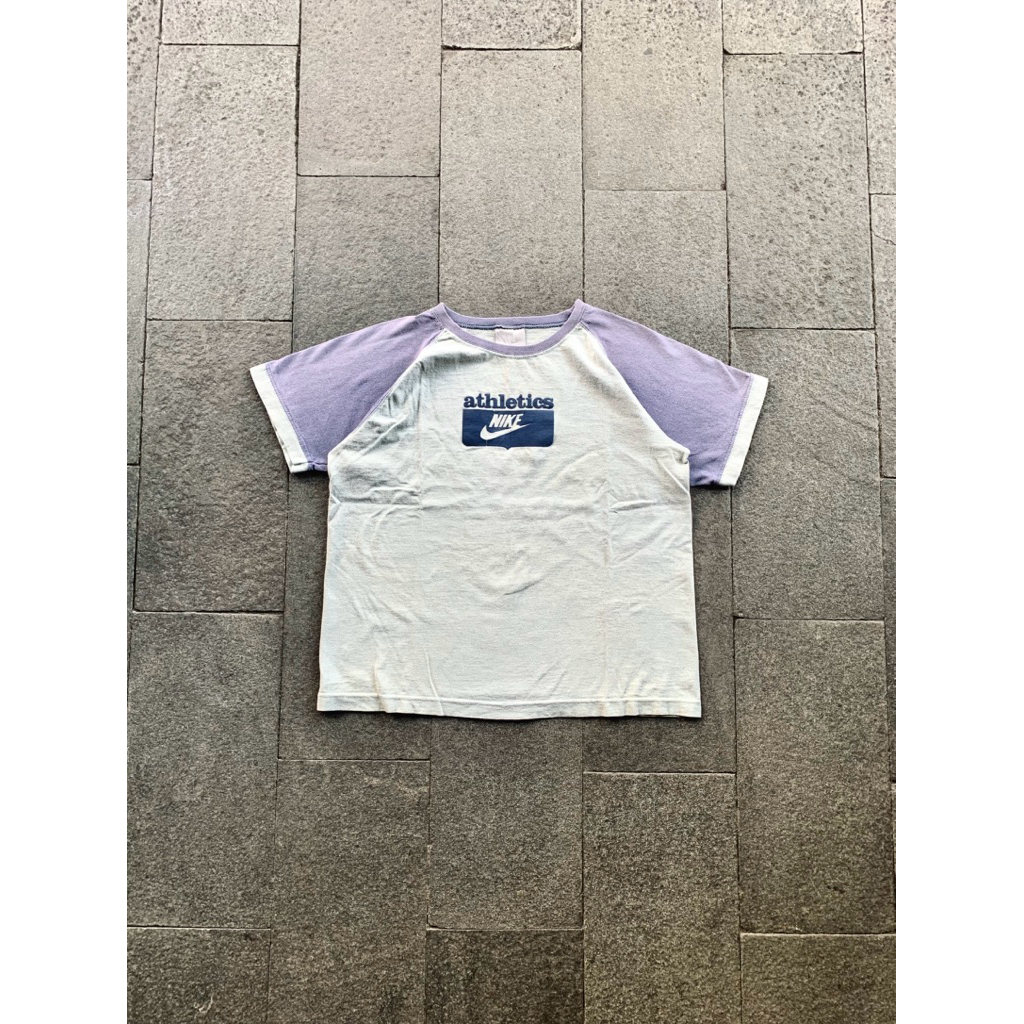vintage 2000s nike athletics ringer tee