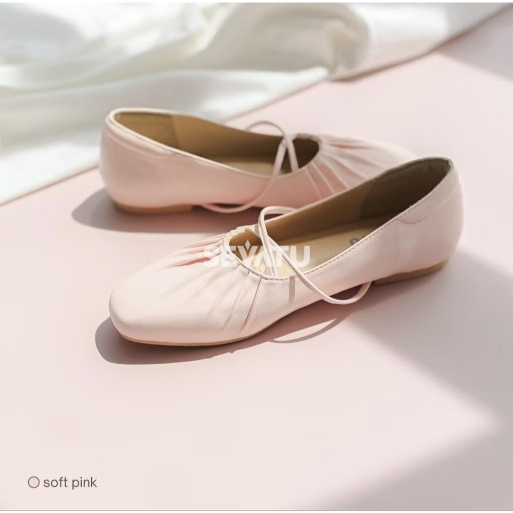 SEVATU baby pink Moxha Flatshoes - Nyaman, Fleksibel, Empuk