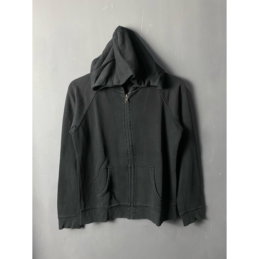 Hoodie Zipper Uniqlo Second
