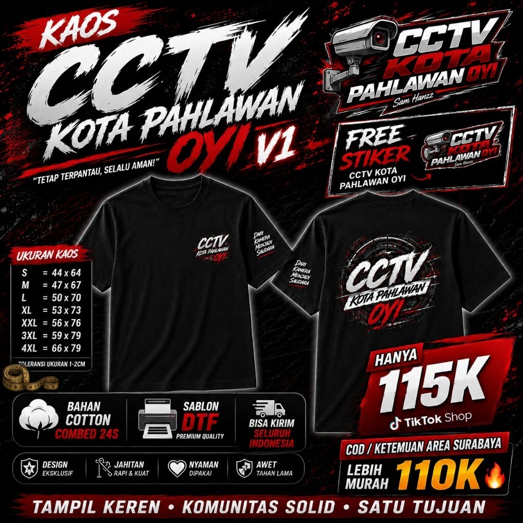 KAOS CCTV KOTA PAHLAWAN OYI V1
