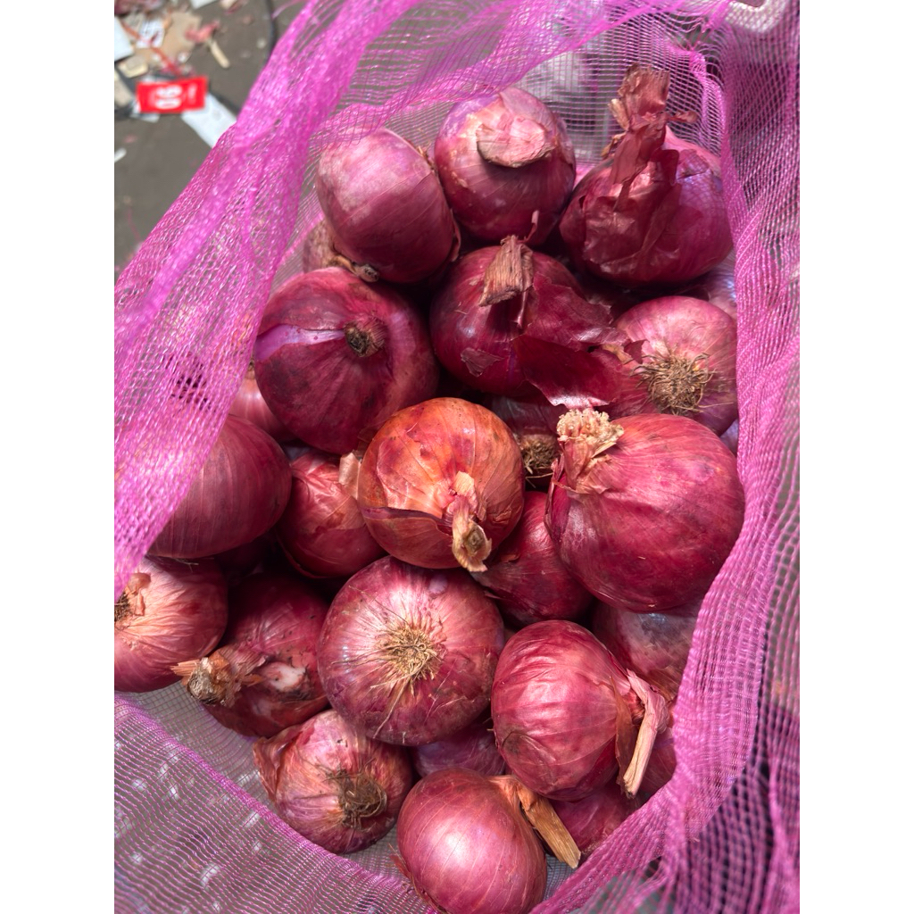 Bawang merah India Karungan berat 20kg