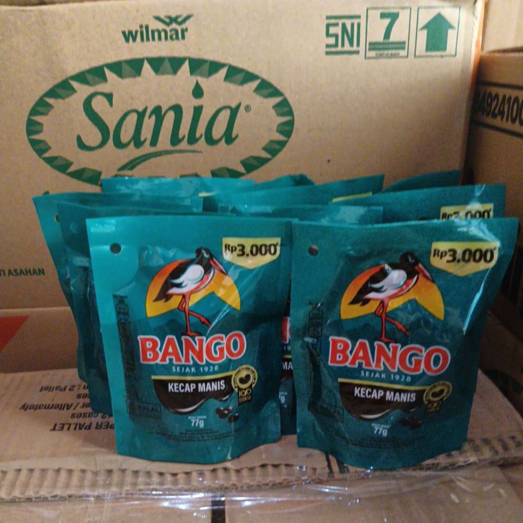 Kecap Bango Manis Sachet 60ml 1 Dus Isi 48 Sachet Original | Kecap Manis Bango Renceng