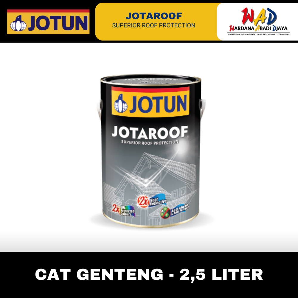 JOTUN JOTAROOF 2,5 LITER - CAT GENTENG HASIL GLOSSY