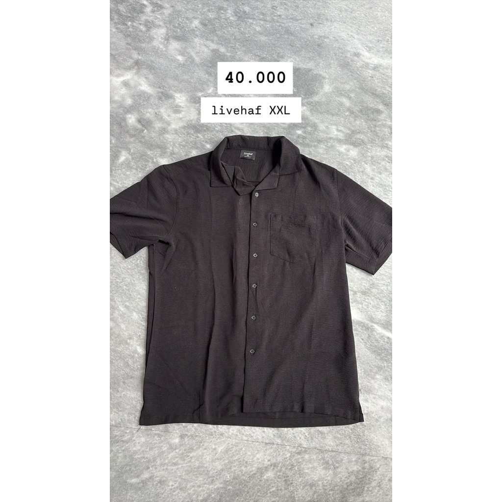 preloved kemeja livehaf XXL
