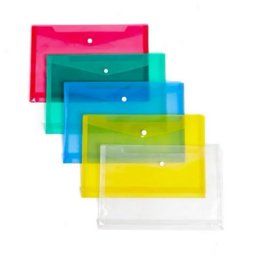 Map Kancing Plastik F4 / Map Plastik Business File Folio