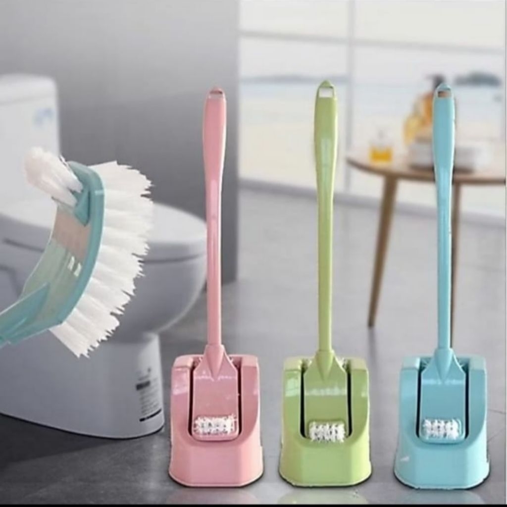 Sikat sudut Lengkung WC pembersih keramik kran westafel kloset kamar mandi