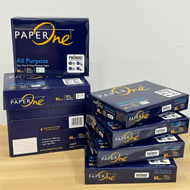 Kertas Paper One Quarto 80 Gram / 1 Rim isi 500 lembar / Kertas Fotocopy / Paper Murah / Print Paper