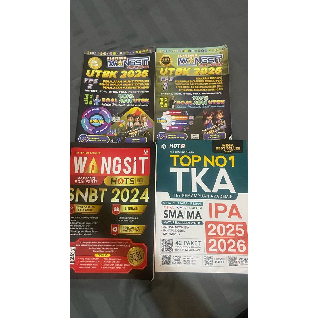 Preloved Buku Wangsit Om jero, TOP NO 1 TKA, Wangsit 2024