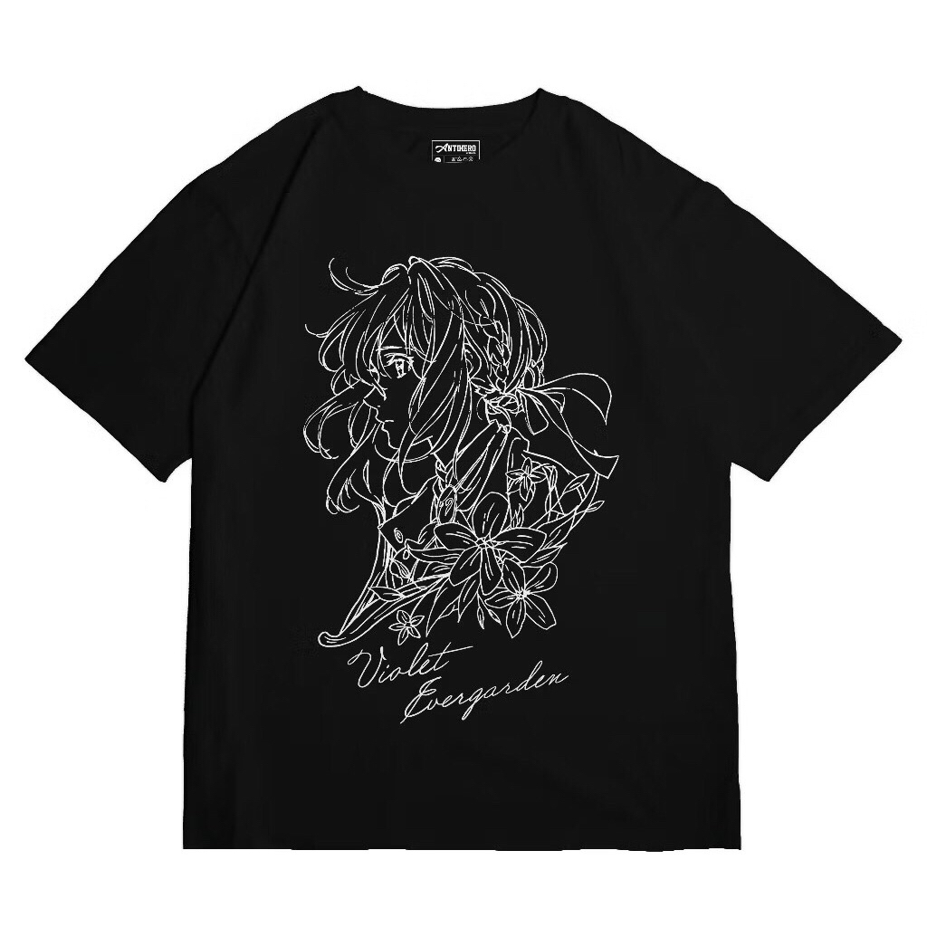 Kaos Violet Evergarden Anime Manga T-Shirt  Baju Jepang