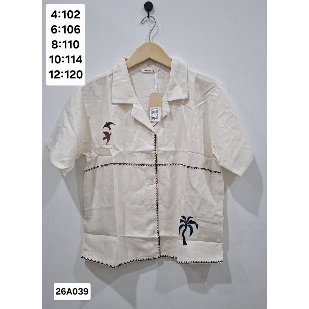 ET CETERA BLOUSE WANITA LENGAN PENDEK