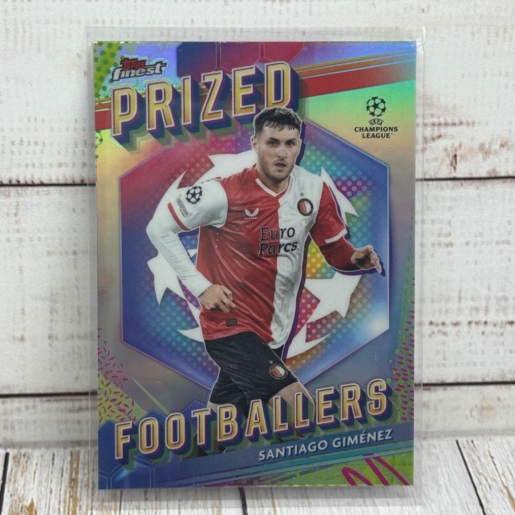 Kartu Bola Gimenez Prized Footballers Feyenoord Topps Finest Original