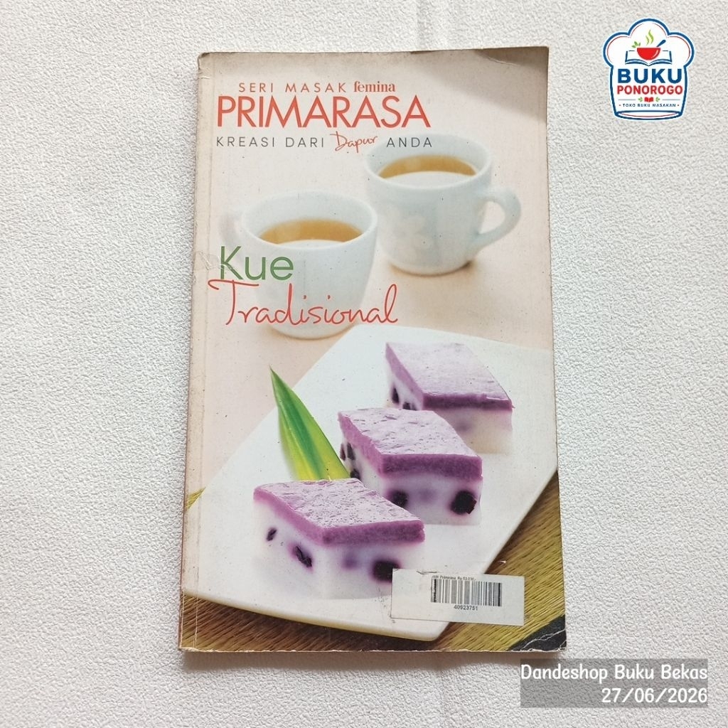 (bekas) Kue Tradisional - Seri masak Femina Primarasa kreasi dari dapur anda - Buku Resep Masakan Or