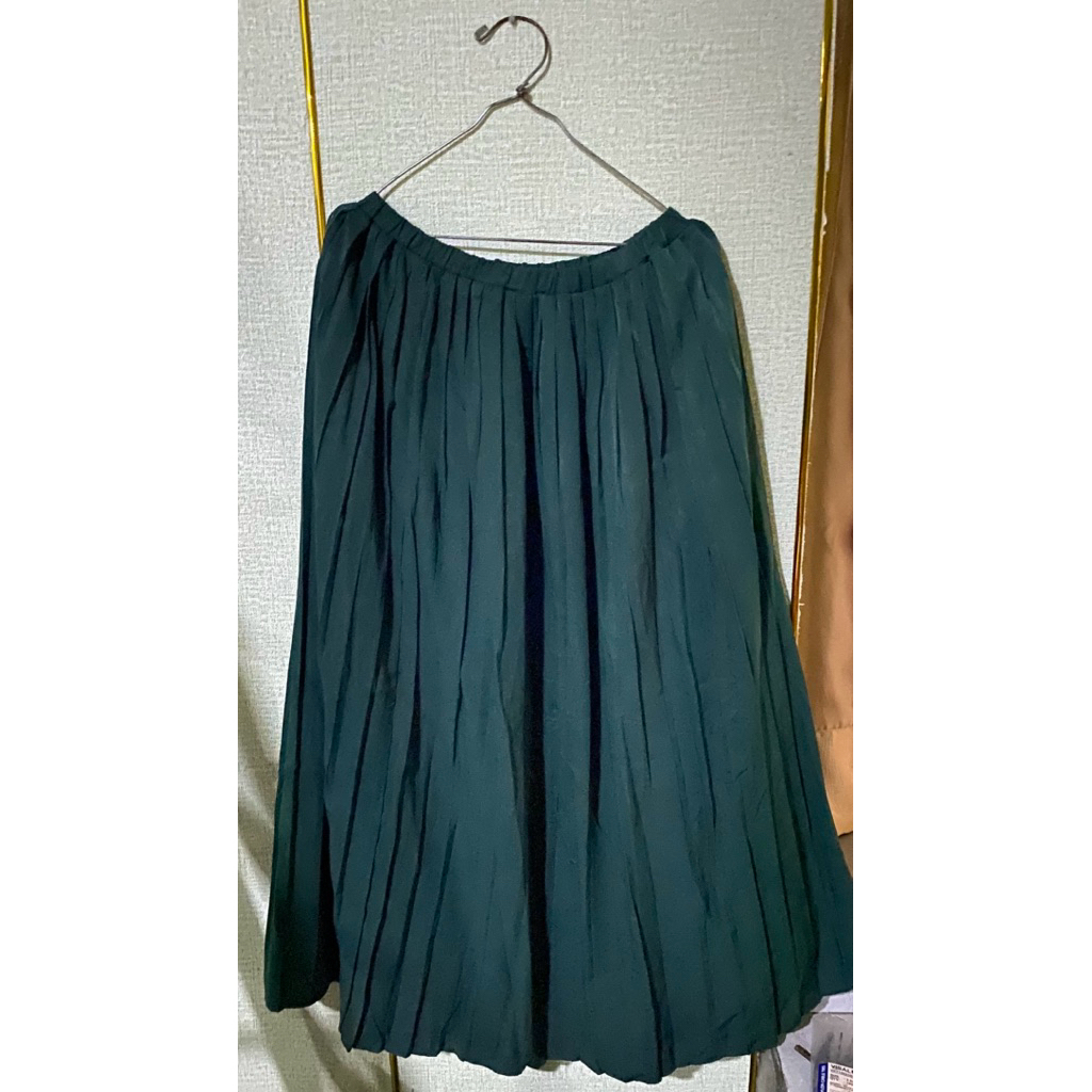 Preloved Rok Hijau Botol (BACA DESKRIPSI)
