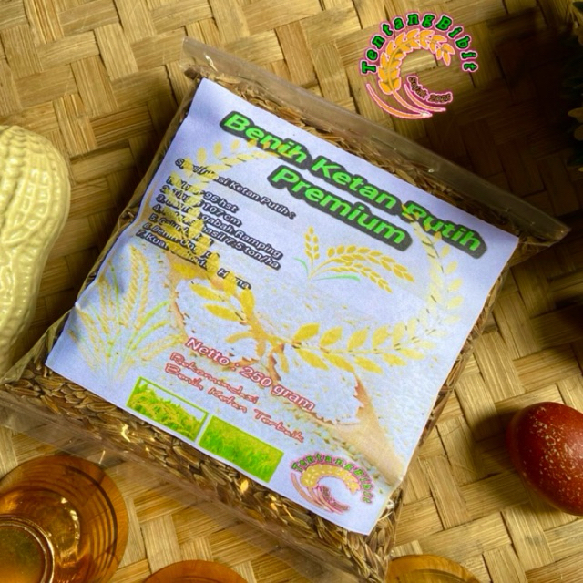 Benih ketan putih / bibit ketan putih 250 gram