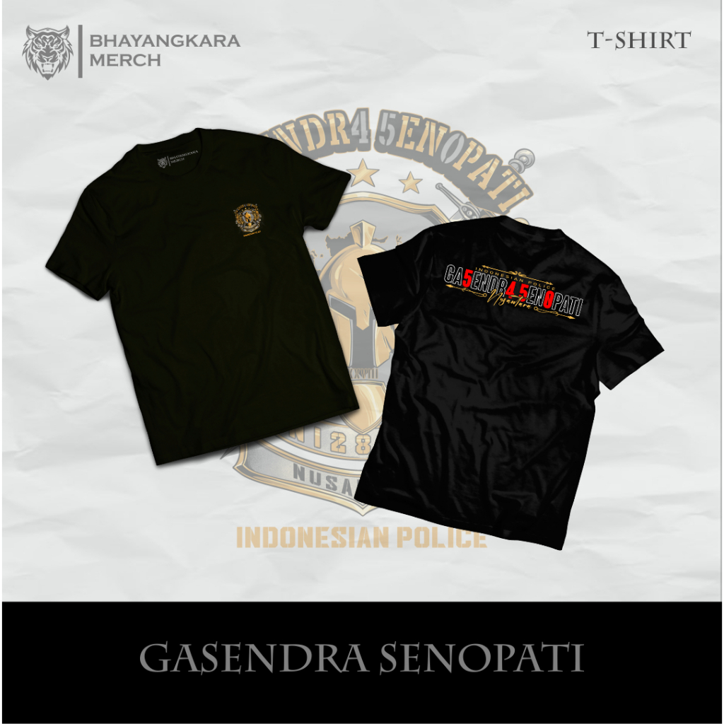[COD] T-SHIRT LIMITED EDITION GASENDRA SENOPATI  || KAOS GASENDRA SENOPATI  || BAJU TACTICAL || TACT