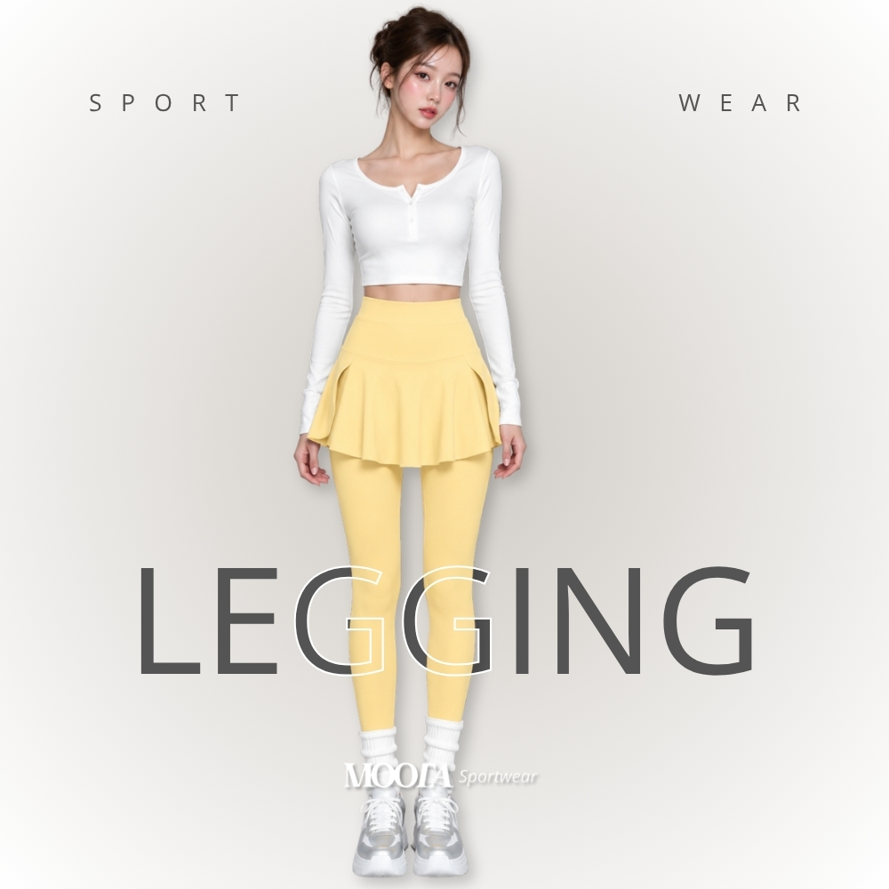 Sportwear Terranova Rok Legging Panjang Legging Muslimah Olahraga Wanita Skirt Lari Gym Senam Zumba 