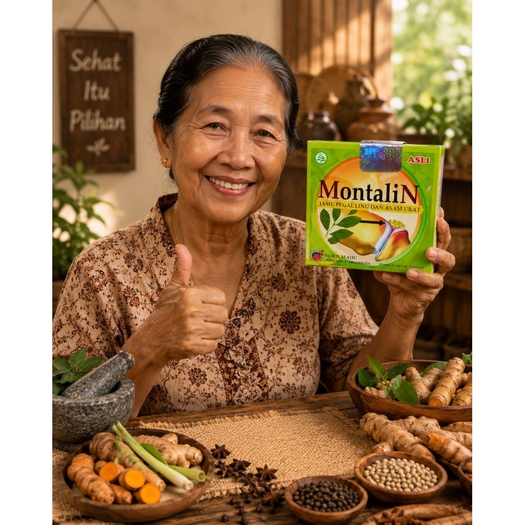 MONTALINE KAPSUL - Herbal Asam Urat, Pegal Linu, Kolesterol