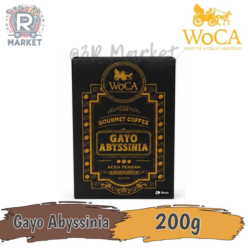 Woca Gourmet Coffee Gayo Abyssinia Aceh Tengah Bean