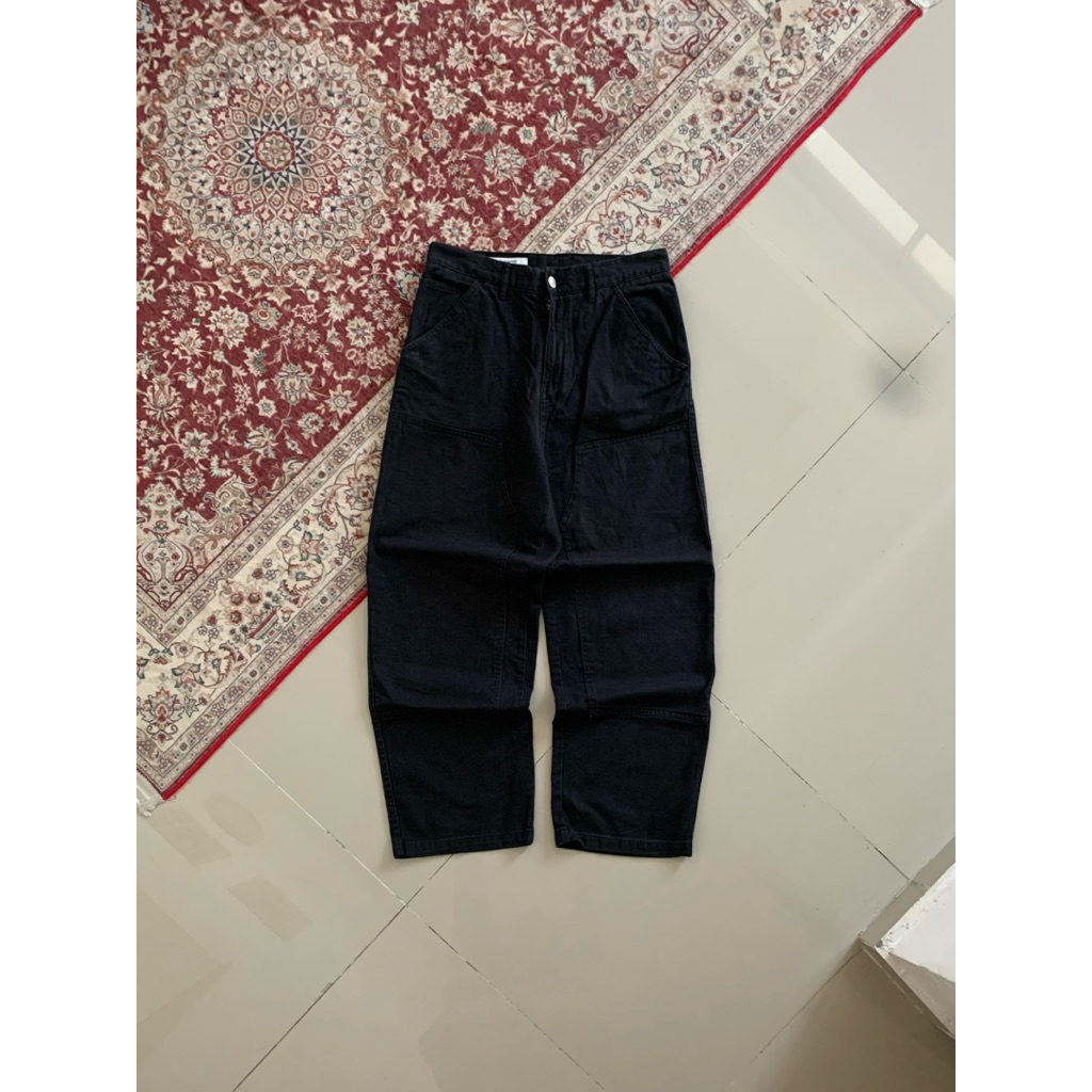 888Second Denim Double Knee Baggy Pants