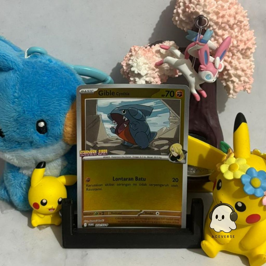 Gible Cynthia 252/SV-P - Promo Kehadiran Juara Kartu Pokemon Indonesia