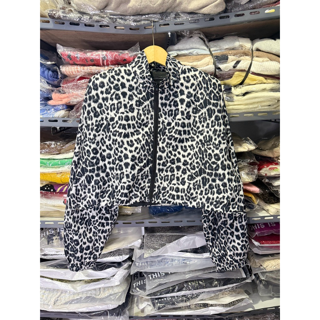 jaket fashion macan tutul