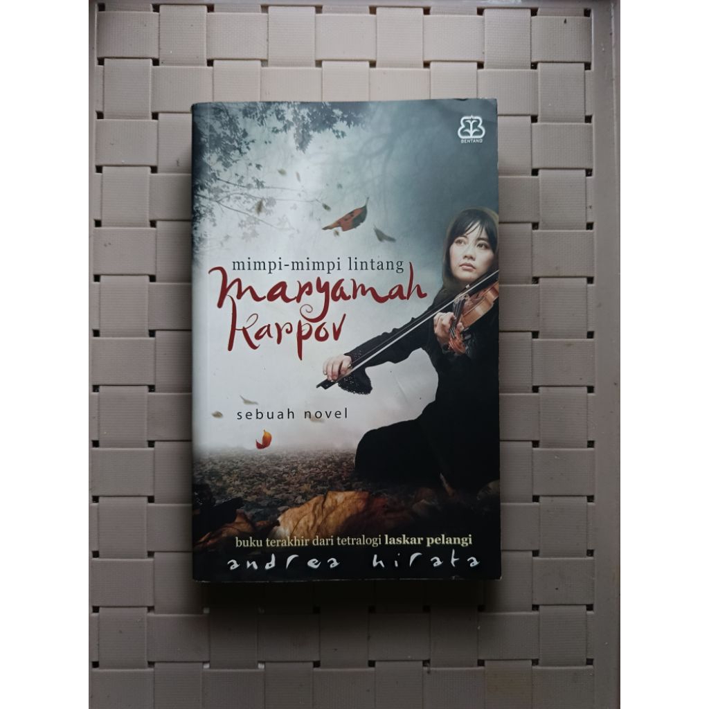 preloved novel maryamah karpov buku 4 tetra laskar pelangi buku bekas