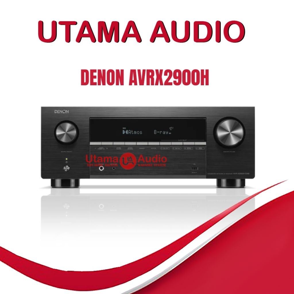 DENON AVRX2900H AV Receiver Home Theater Dolby Atmos 7.2 Ch