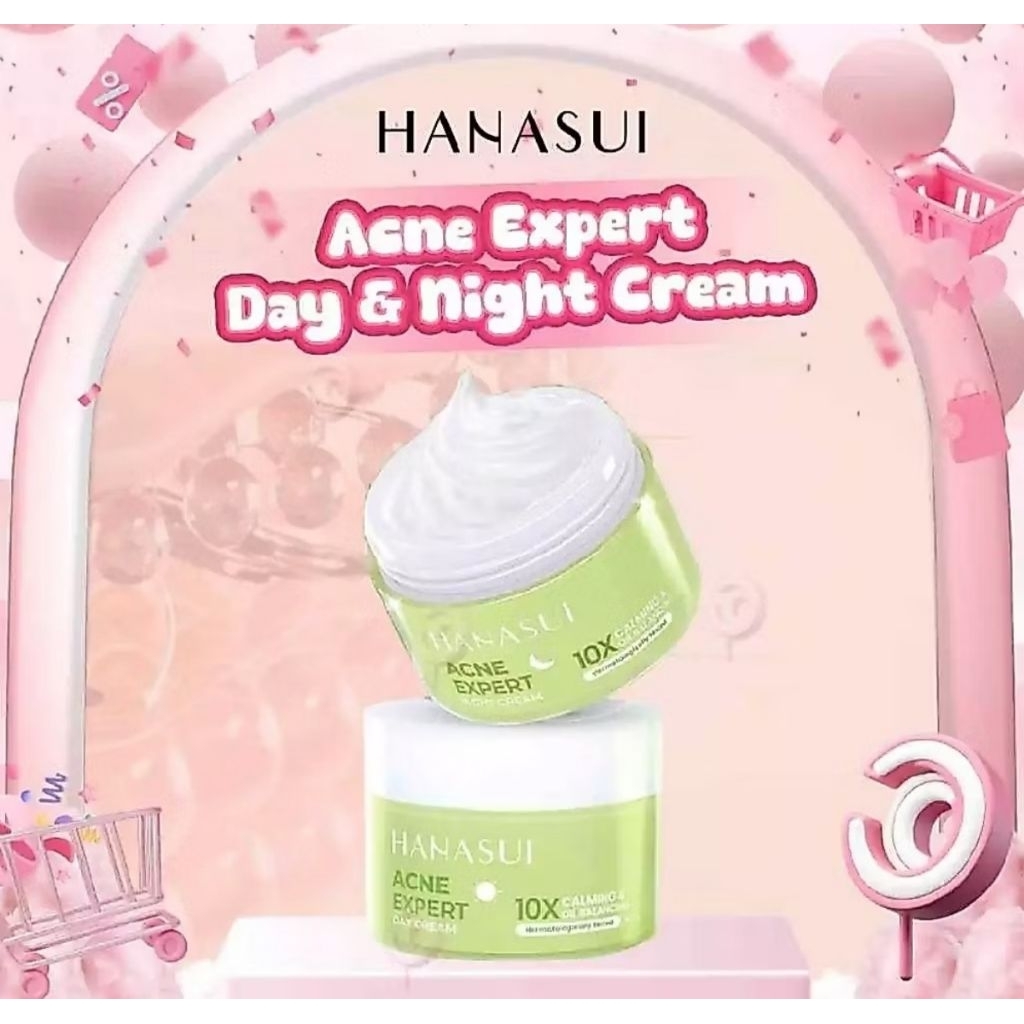 Hanasui Acne Expert Night cream & Day cream