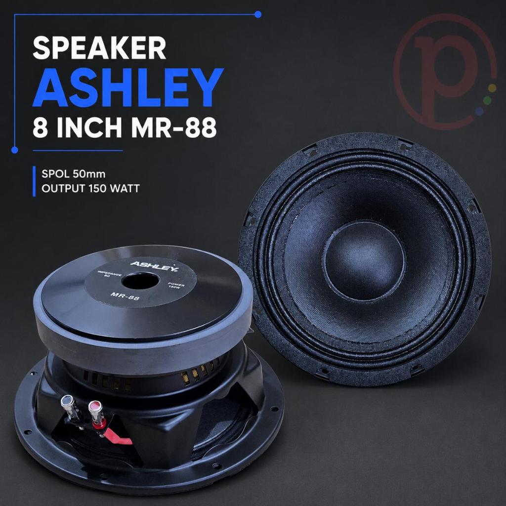 Speaker Ashley 8 Inch MR88 / Spk Komponen Ashley 8" MR 88 MR-88