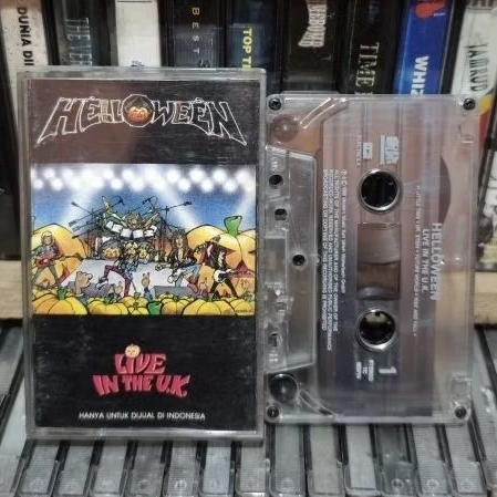 kaset pita HELLOWEEN / LIVE IN THE UK