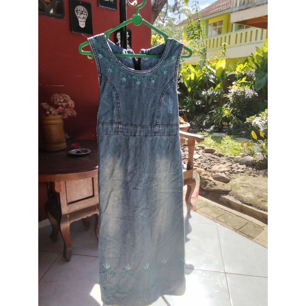 overal jeans wash preloved