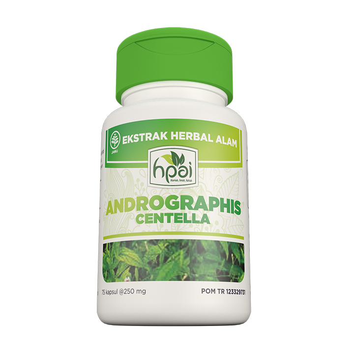 Kapsul Andrograpis Centella Antibiotik Alami 75 Kapsul