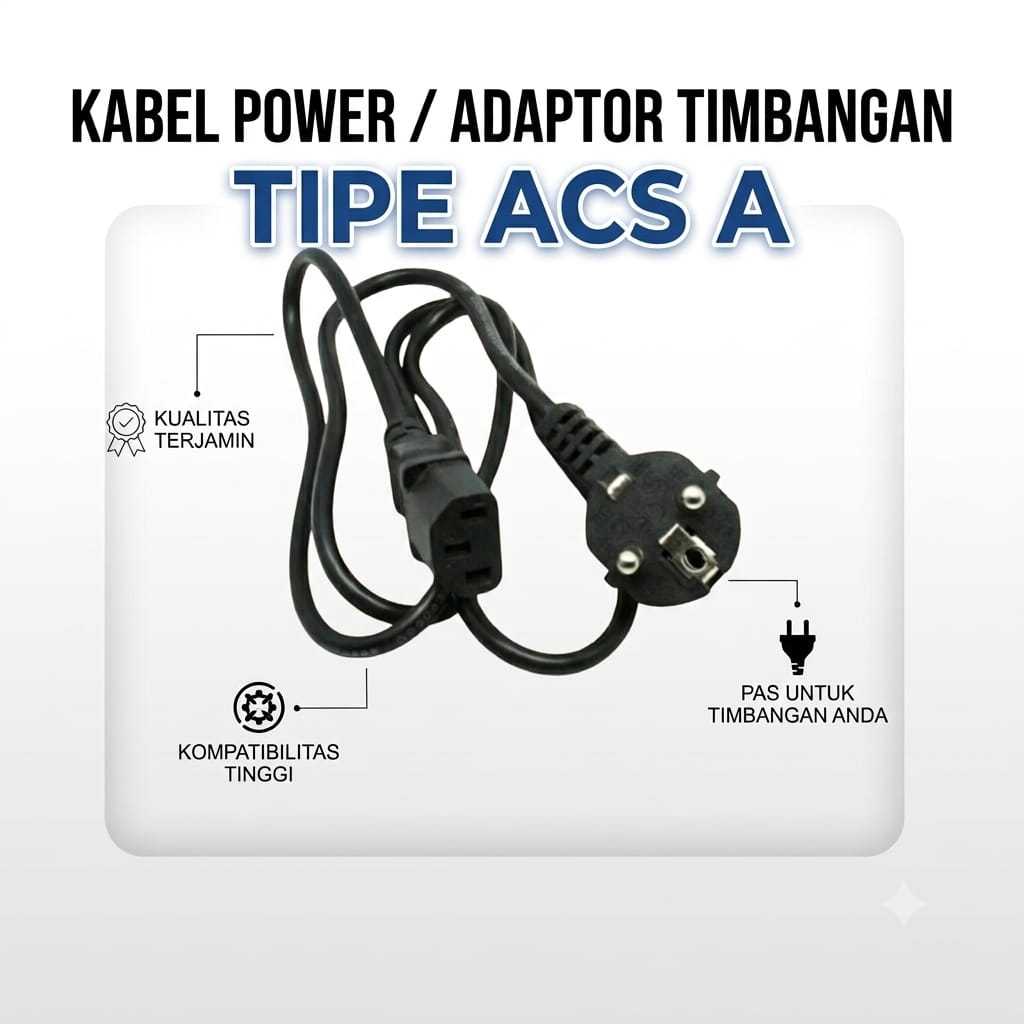 adaptor timbangan/kabel power timbangan / adaptor timbangan ACS-A